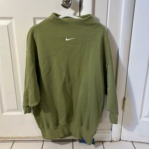 Green Nike Women’s oversized sweater
